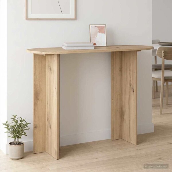Konzolasztal Kézműves Tölgy 100 x 39,5 x 75 cm Szerelt Fa