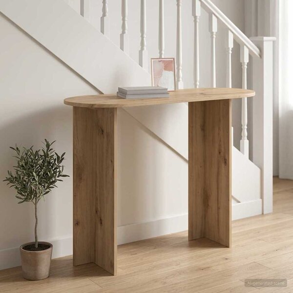Konzolasztal Kézműves Tölgy 100 x 39,5 x 75 cm Szerelt Fa