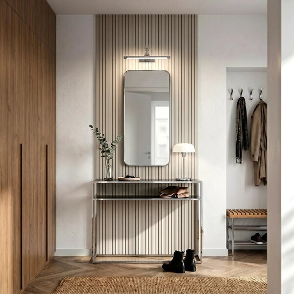 Fürdőszobai fali LED lámpa SWE016-1W 42cm Chrome