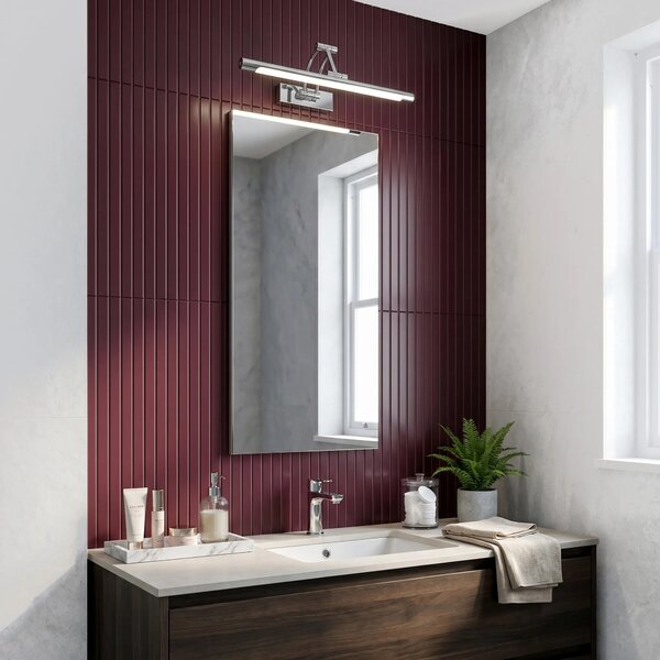 Fürdőszobai fali LED lámpa SWE016-1W 42cm Chrome