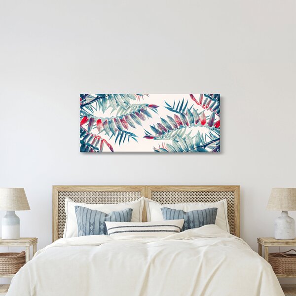 Kép - Trópusi levelek (120x50 cm)