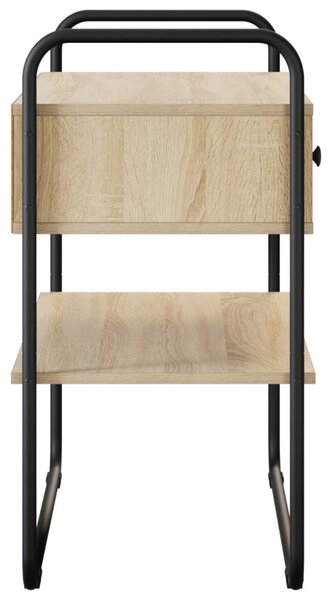 Konzolasztal Sonoma Tölgy 80 x 40 x 75 cm Szerelt Fa