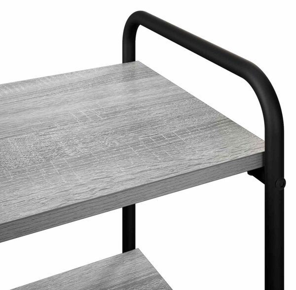 Konzolasztal Szürke Sonoma 80 x 35 x 75 cm Szerelt Fa