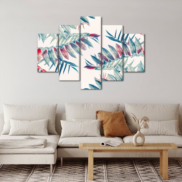 Kép - Trópusi levelek (150x105 cm)