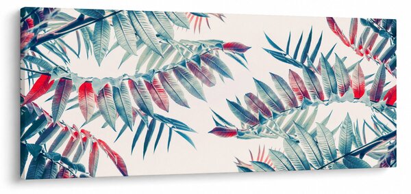 Kép - Trópusi levelek (120x50 cm)