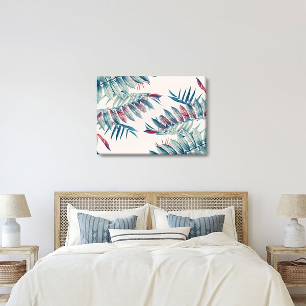 Kép - Trópusi levelek (70x50 cm)