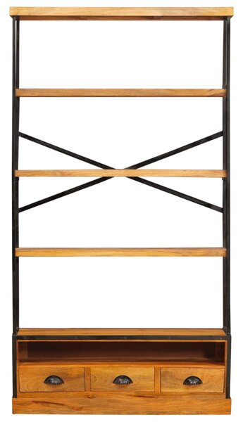 5-Szintes Könyvespolc Természetes 100 x 30 x 180 cm