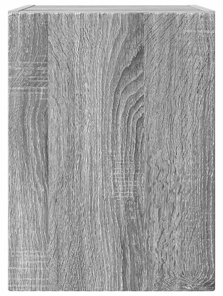 TV Fali Szekrény 30 x 31 x 40 cm Szürke Sonoma Szerelt Fa