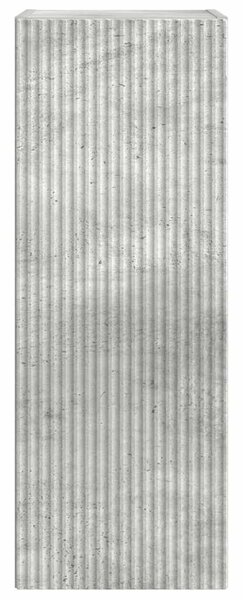 TV Fali Szekrény 30 x 31 x 80 cm Beton Szerelt Fa