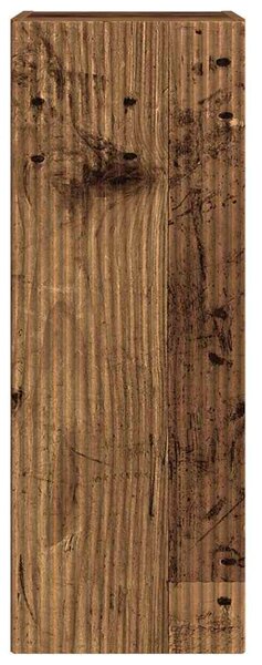TV Fali Szekrény 30 x 31 x 80 cm Öreg fa Szerelt Fa