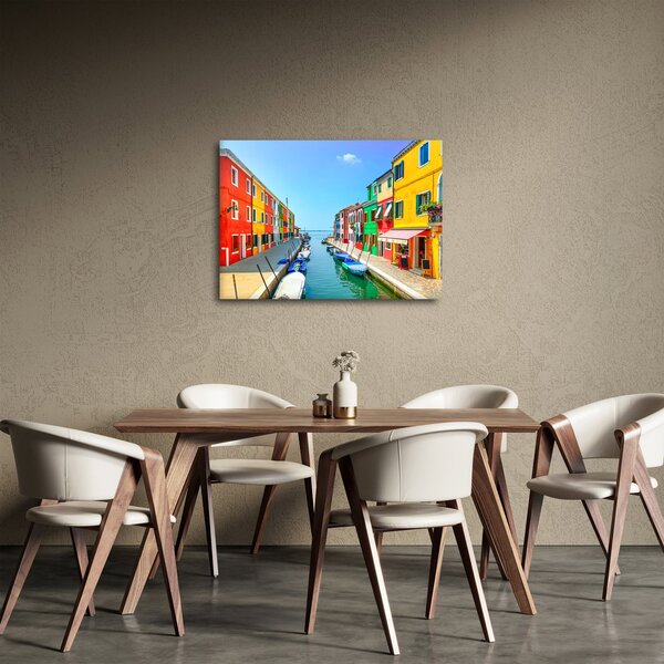 Kép - Burano sziget, Velence, Olaszország (70x50 cm)