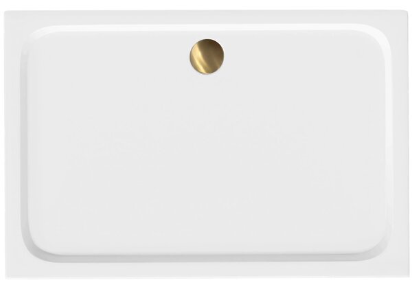 Zuhanytálca Rea Belmond White 80x100 Brush Gold