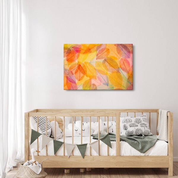 Kép - Háttér az őszi levelekből (90x60 cm)
