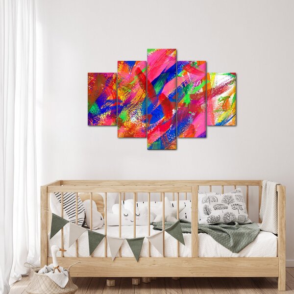 Kép - Színes absztrakció (150x105 cm)