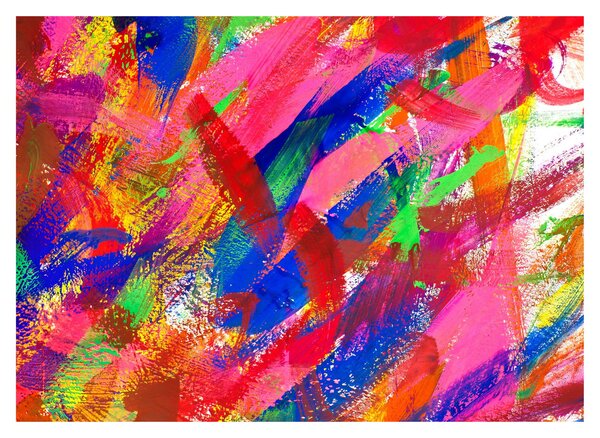 Kép - Színes absztrakció (70x50 cm)