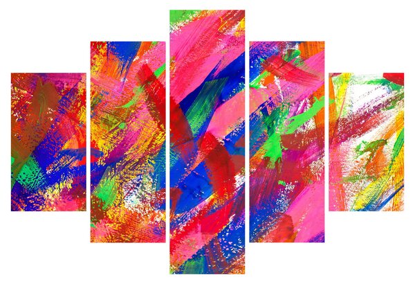 Kép - Színes absztrakció (150x105 cm)