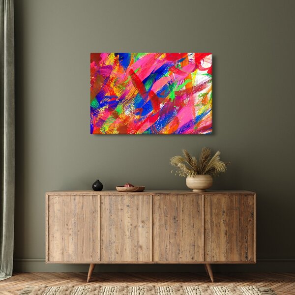 Kép - Színes absztrakció (90x60 cm)
