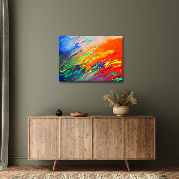 Kép - Színes absztrakció (70x50 cm)