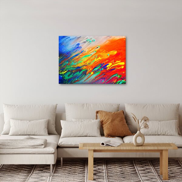 Kép - Színes absztrakció (70x50 cm)