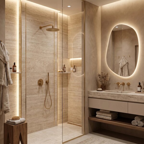 Öntapadós dekorációs szegélyléc Rea P14454 2cm Brush Gold