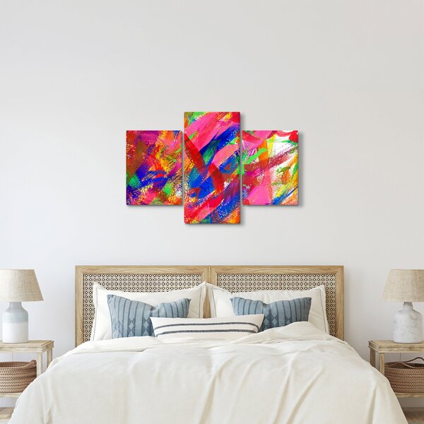 Kép - Színes absztrakció (90x60 cm)