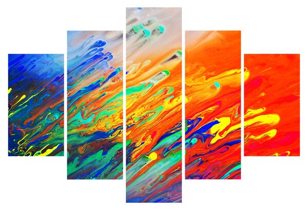 Kép - Színes absztrakció (150x105 cm)