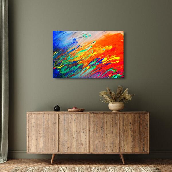 Kép - Színes absztrakció (90x60 cm)