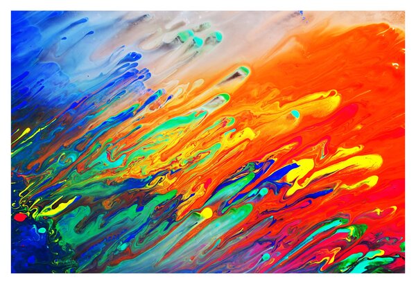 Kép - Színes absztrakció (90x60 cm)