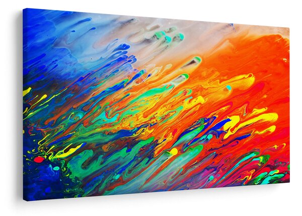 Kép - Színes absztrakció (90x60 cm)