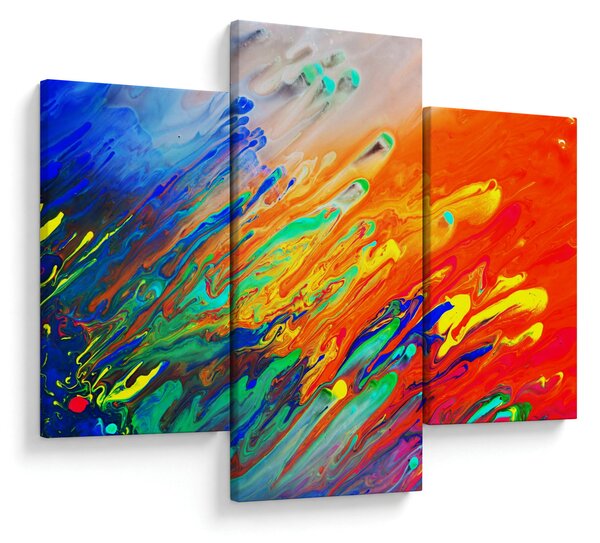 Kép - Színes absztrakció (90x60 cm)