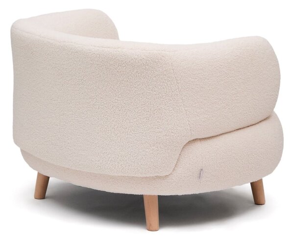 Bézs buklé fotel Luisa – Kave Home