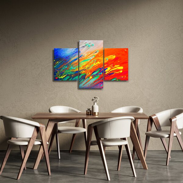Kép - Színes absztrakció (90x60 cm)