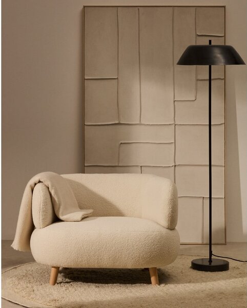 Bézs buklé fotel Luisa – Kave Home