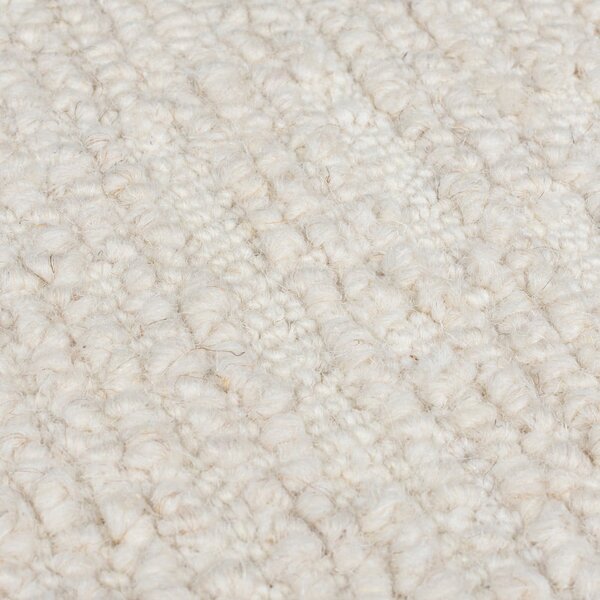 Elefántcsont színű kézi szövésű gyapjú szőnyeg 120x170 cm Harris Boucle – Flair Rugs