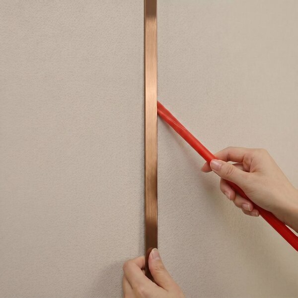 Öntapadós dekorációs szegélyléc Rea P14454A 2cm Brush Copper