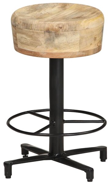 2 db tömör mangófa bárszék 52 cm