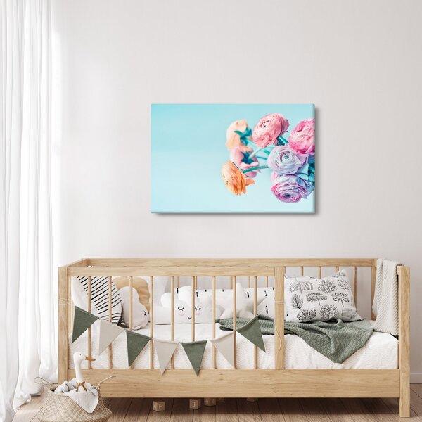 Kép - Virágok a vázában (90x60 cm)