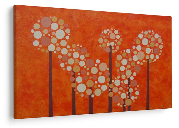 Kép - Narancssárga erdő (90x60 cm)