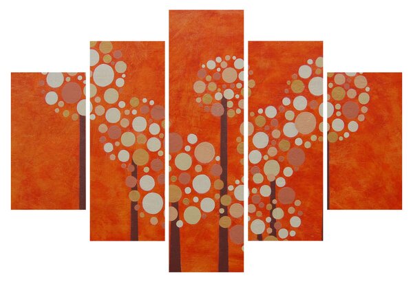 Kép - Narancssárga erdő (150x105 cm)
