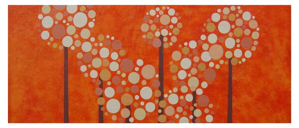 Kép - Narancssárga erdő (120x50 cm)