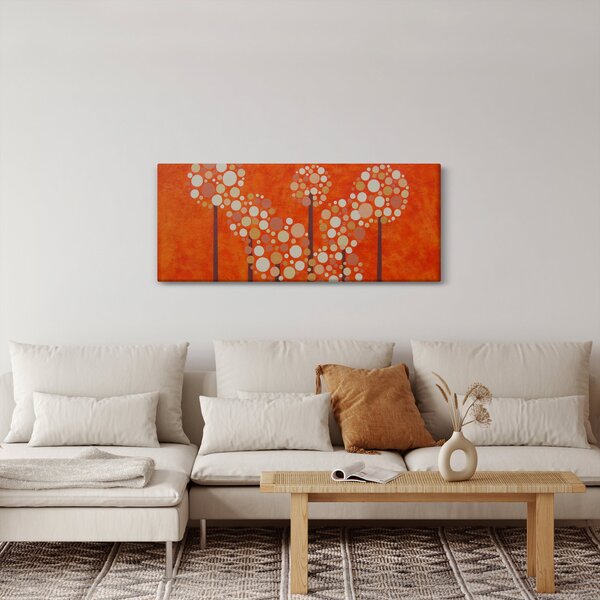 Kép - Narancssárga erdő (120x50 cm)