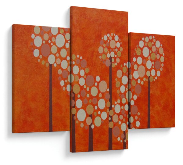 Kép - Narancssárga erdő (90x60 cm)