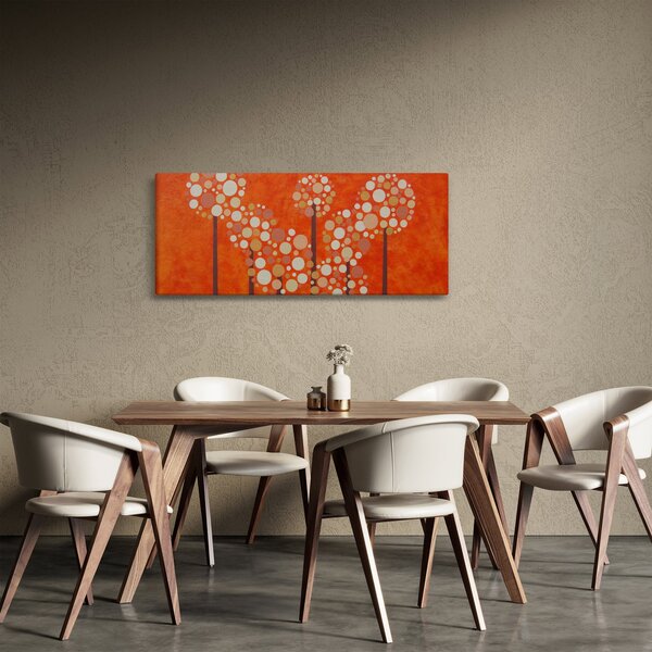 Kép - Narancssárga erdő (120x50 cm)