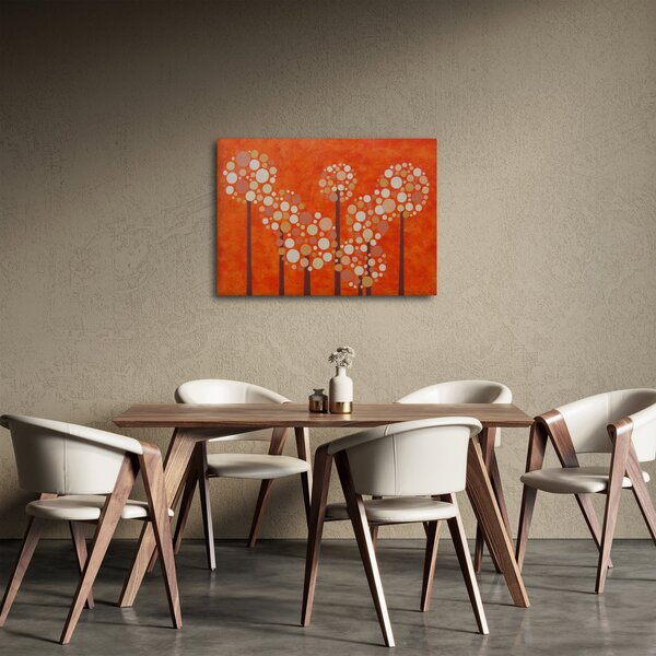 Kép - Narancssárga erdő (70x50 cm)