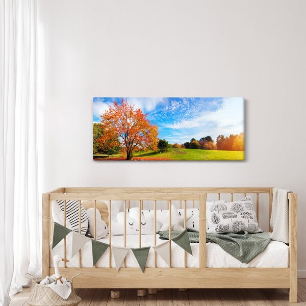 Kép - Őszi táj (120x50 cm)