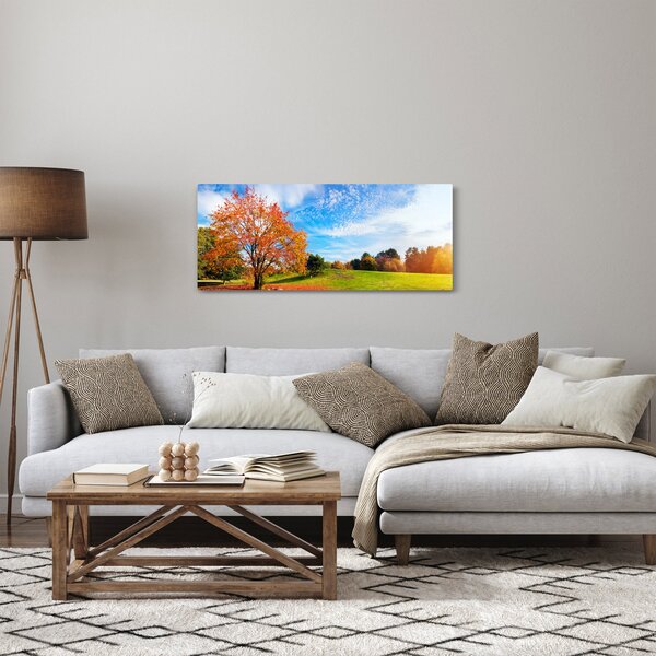Kép - Őszi táj (120x50 cm)