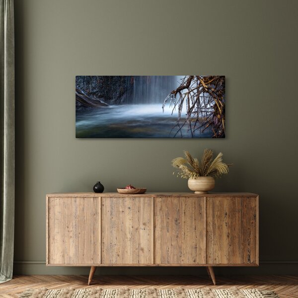 Egy téli lagúna képe (120x50 cm)