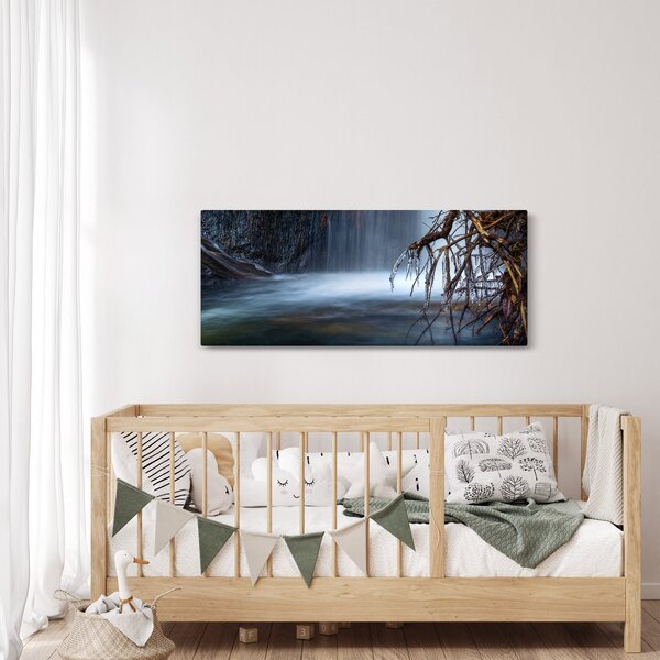 Egy téli lagúna képe (120x50 cm)