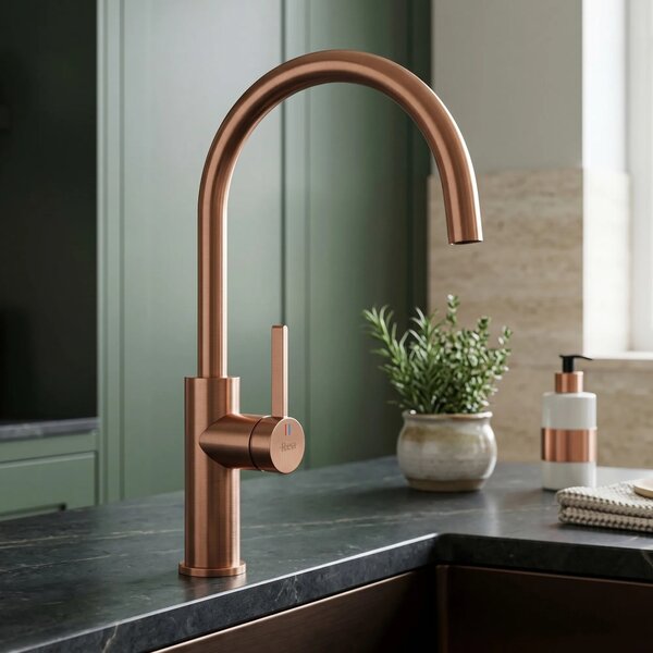 Konyhai csaptelep REA Rivo Brush Copper