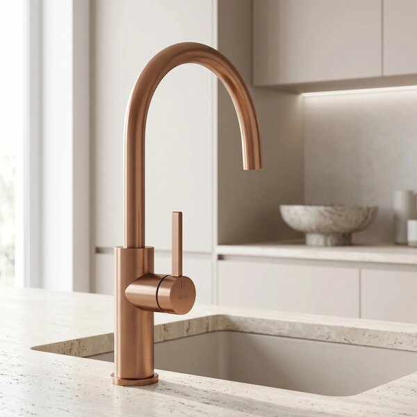 Konyhai csaptelep REA Rivo Brush Copper
